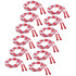 CHAMPION SPORTS Champion Sports Plastic Segmented Jump Rope 7', Red & White, Pack of 12