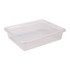 STOREX INDUSTRIES Storex Flat Storage Tray with Lid, Clear