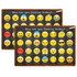 ASHLEY PRODUCTIONS Smart Poly® Welcome Mat with Slip Resistant Backing, 15.5" x 23.5", Emotion Icon Feelings, Pack of 2 ASHLEY PRODUCTIONS Smart Poly® Welcome Mat with Slip Resistant Backing, 15.5" x 23.5", Emotion Icon Feelings, Pack of 2