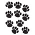 TEACHER CREATED RESOURCES Teacher Created Resources® Black Paw Prints Accents, Pack of 30