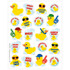 EUREKA Eureka® Rubber Duckies Bubblebath Scented Stickers, Pack of 80