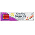 ADVANTUS Charles Leonard Checking Pencil, Red Colored with Eraser, Box of 12