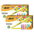 BIC USA INC BIC® Brite Liner Highlighters Markers, Assorted Colors, Chisel Tip, 12 Per Pack, 2 Packs