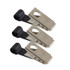 BAUMGARTENS INC SICURIX Badge Clip, Low Profile, 25 Per Pack, 3 Packs