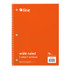 C-LINE PRODUCTS INC C-Line® 1-Subject Notebook, 70 Page, Wide Ruled, Orange