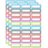 ASHLEY PRODUCTIONS Ashley Productions® Die-Cut Magnetic Foam Color Chevron Labels/Nameplates, 30 Per Pack, 3 Packs