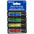 BAZIC PRODUCTS BAZIC Products® Neon Primary Color Printed Arrow Flags with Dispenser, 25 ct., 4/Pack