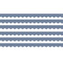 TEACHER CREATED RESOURCES Teacher Created Resources® Aegean Blue Scalloped Border Trim, 35 Feet Per Pack, 6 Packs