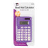 ADVANTUS Charles Leonard Primary Calculator, 8 Digit Display, Assorted Colors
