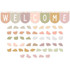 TEACHER CREATED RESOURCES Teacher Created Resources® Terrazzo Tones Welcome Bunting Bulletin Board Set, 58 Pieces