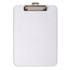ADVANTUS Charles Leonard Plastic Clipboard, Clear, 1 Count