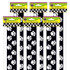 TEACHER CREATED RESOURCES Teacher Created Resources® Black with White Paw Prints Border Trim, 35 Feet Per Pack, 6 Packs