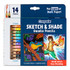CRAYOLA LLC Crayola® Doodle & Draw Sketch & Shade Doodle Pencil 14 Count