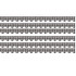 TEACHER CREATED RESOURCES Teacher Created Resources® Black and White Gingham Scalloped Border Trim, 35 Feet Per Pack, 6 Packs