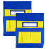 CARSON DELLOSA EDUCATION Carson Dellosa Education Chairback Buddy™ Pocket Chart, Blue/Yellow, Pack of 2