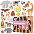 LEARNING ADVANTAGE Spark & Wow Wooden Magnets- Animals - Set of 20