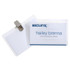 BAUMGARTENS INC SICURIX Clip Style ID Badge Holder Kit with Printable Inserts, 3-1/2" x 2-1/4", Pack of 50