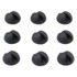 ADVANTUS Bluelounge® Cabledrop Minis Cord Management, Black, Pack of 9