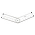 LEARNING ADVANTAGE Learning Advantage® Angle Measurement Ruler - Measure Angles to 360 Degrees and Lines to 12"
