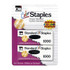 ADVANTUS Charles Leonard Standard Color Staples, Assorted Colors, 1000 Per Box, 2 Boxes