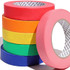 MIX N MORE enday Colored Masking Tape, 1" x 60 Yards, Assorted Colors, 6-Pack