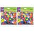 DIXON TICONDEROGA CO Creativity Street® Plastic Buttons, Assorted Colors, 3/4" to 1", 1 lb. Per Pack, 2 Packs