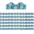 EUREKA Eureka® Blue Harmony Mandala Scalloped Deco Trim®, 37 Feet Per Pack, 6 Packs