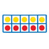 LEARNING ADVANTAGE Learning Advantage® Giant Magnetic Foam Ten Frames - Set of 2