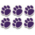 ASHLEY PRODUCTIONS Ashley Productions® Magnetic Whiteboard Eraser, Purple Paw, Pack of 6