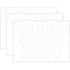 TEACHER CREATED RESOURCES Teacher Created Resources® White Funtastic 4" Letters Combo Pack, 208 Per Pack, 3 Packs