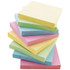 BAZIC PRODUCTS BAZIC Products® Stick On Notes, 3" x 3", Assorted, 100 Sheets, Pack of 12