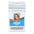 ADVANTUS Advantus® Re-sealable Badge Holders, Vertical, Frosted, Pack of 50
