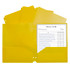 C-LINE PRODUCTS INC C-Line® Two-Pocket Heavyweight Poly Portfolio Folder with Three-Hole Punch, Yellow, Each