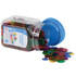 LEARNING ADVANTAGE edxeducation® Transparent Counters - Mini Jar - Set of 500