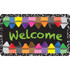 ASHLEY PRODUCTIONS Ashley Productions® The Original Fun Mat™, Welcome Mat, 18" x 30", Crayons Composition Welcome