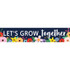TEACHER CREATED RESOURCES Teacher Created Resources® Wildflowers Let's Grow Together Banner, 8" x 39"