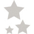 TEACHER CREATED RESOURCES Teacher Created Resources® Silver Glitz Stars Accents, Assorted Sizes, Pack of 30