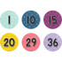 TEACHER CREATED RESOURCES Teacher Created Resources® Spot On Floor Markers Oh Happy Day Numbers 1-36, 4", Pack of 36