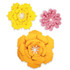CARSON DELLOSA EDUCATION Happily Ever Elementary Creatively Inspired Orange, Yellow, Pink Flowers Dimensional Accent