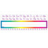 SCHOLASTIC TEACHING RESOURCES Scholastic Alphabet-Number Line (Standard) Name Plates, Pack of 36