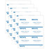 BAUMGARTENS INC SICURIX Printable Badge Inserts, 4" x 3", 60 Per Pack, 5 Packs