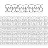 TEACHER CREATED RESOURCES Teacher Created Resources® Squiggles and Dots Die-Cut Border Trim, 35 Feet Per Pack, 6 Packs