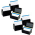 TOPS PRODUCTS Oxford® Plastic Index Boxes, 3 X 5, 300 Cards Capacity, Black, Pack of 6