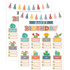TEACHER CREATED RESOURCES Teacher Created Resources® Happy Cactus Crew Happy Birthday Mini Bulletin Board Set, 59 Pieces, 2 Sets
