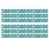 CARSON DELLOSA EDUCATION Carson Dellosa Education True to You Teal with Leaves Scalloped Bulletin Board Borders, 39 Feet Per Pack, 6 Packs