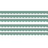 TEACHER CREATED RESOURCES Teacher Created Resources® Retreat Green Scalloped Border Trim, 35 Feet Per Pack, 6 Packs