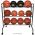 CHAMPION SPORTS Champion Sports Ball Cart, 3 Tier, Holds 12 Balls