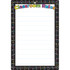 ASHLEY PRODUCTIONS Ashley Productions® Smart Poly™ Chart, 13" x 19", Chalk Dots with Loops Classroom Rules, w/Grommet