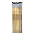 ADVANTUS Charles Leonard Flat Tip Easel Paint Brushes with Long Handle, 0.25 Inch, Natural Handles and Black Bristles, 12/Pack