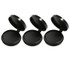 BAUMGARTENS INC Baumgartens Inkless Fingerprint Pad with Adhesive, Black, Pack of 3